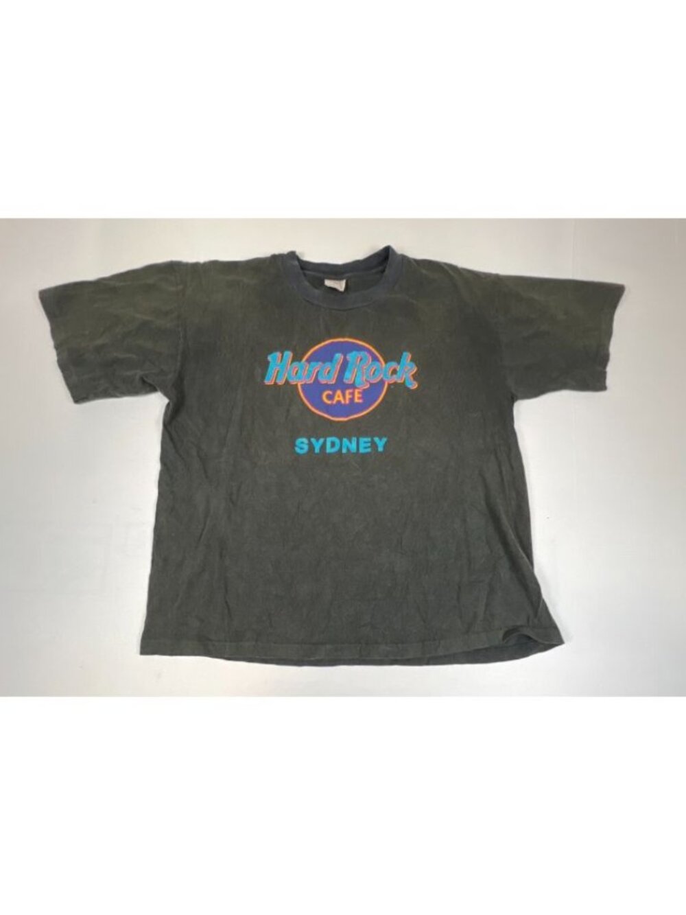 Vintage Hard Rock Cafe Sydney T-Shirt women's Large Black Single Stitch Cotton